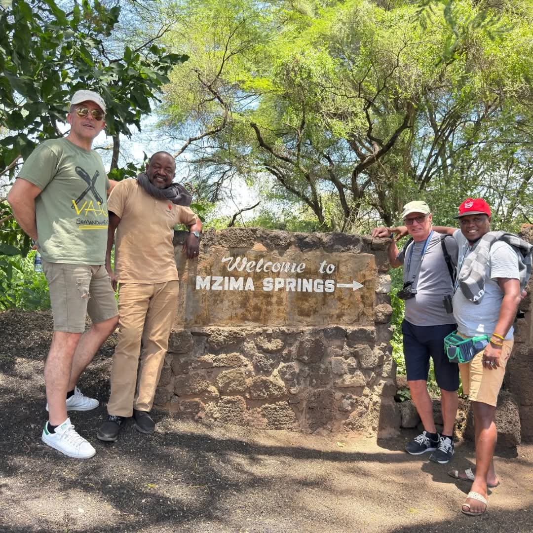 Safari Guide with Elephants